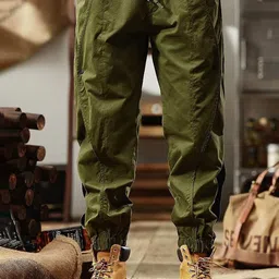 StyleCast x Revolte Men Pleated Cargos Trousers-picture-34