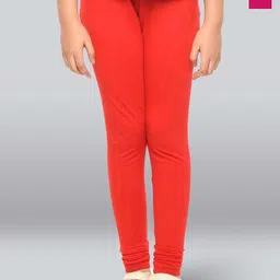 LYRA Girls Pack Of 2 Cotton Ankle-Length Leggings-picture-25