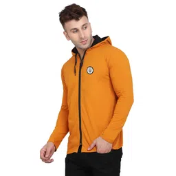 BEYOU FASHION Men Hooded Solid Slim Fit T-shirt-picture-35