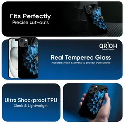 QRIOH Floral Printed iPhone XR Back Case Mobile Accessories image 4