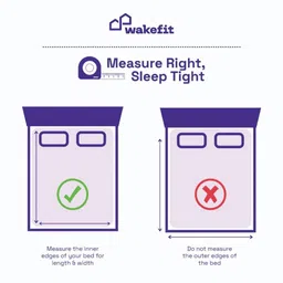 wakefit White & Yellow Geometric 160 TC King Bedsheet Set- 2.74 m x 2.74 m image 3