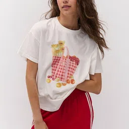 LULU & SKY Women Graphic Printed Round Neck T-shirt-picture-17