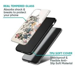 QRIOH Floral Printed iPhone 12 Pro Max Back Case Mobile Accessories image 2