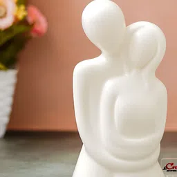 eCraftIndia White Idol Showpiece image 4
