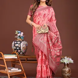 Astita Woven Design Zari Saree image 3