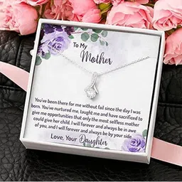 Rakva Women White Necklace and Chains image 5