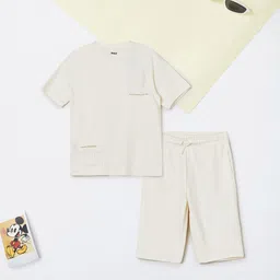 max Boys Short Sleeves T-shirt With Trousers image 1