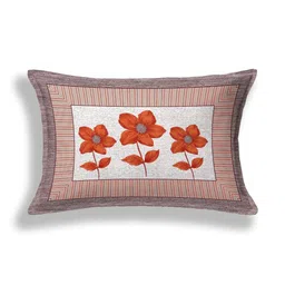 MILAAV Brown Floral 144 TC Single Bedsheet with 1 Pillow Covers image 3