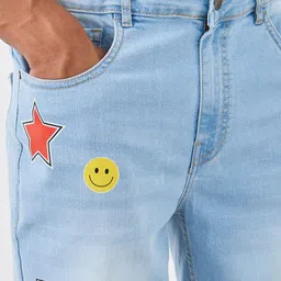 Styli Men Regular Fit Mid-Rise Printed Stretchable Jeans image 2