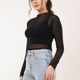 clobug Net Crop Top image 4