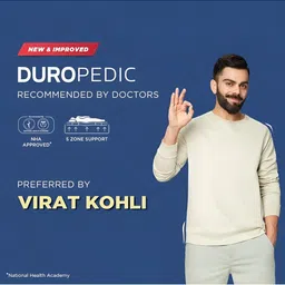 Duroflex Up Right Orthopedic Support 5" King PU Bonded Foam Mattress (75x72 Inch) image 5