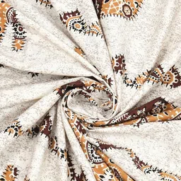 RANG MANIA Off White 180 TC King Bedsheet with 2 Pillow Covers image 4