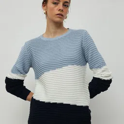 STREET 9 Women Colourblocked Pullover-image-88