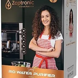 zaptronic B-Titanium Water Purifier – 6 Stage RO Alkaline + Copper + Zinc + Ultra UV + TDS Adjuster LED Display 9 L Compact Refrigerator image 3