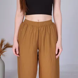 Vivika Women Straight Fit Palazzos image 2