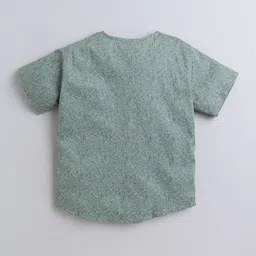 BAATCHEET Unisex Round Neck Abstract Printed Pure Cotton Shirt With Shorts image 2