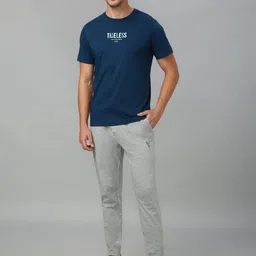 van heusen innerwear Van Heusen Men Typography Printed Round Neck Cotton T-shirt image 3