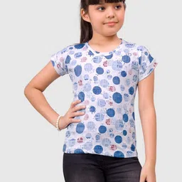 Little funky Girls Blue Tshirts image 1