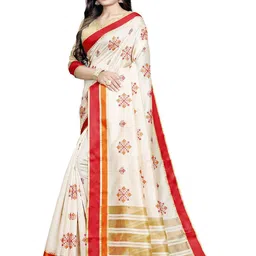 KALINI Ethnic Motifs Woven Design Zari Saree image 3