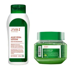 Jiva Aloe Vera Lotion 100 ml & Aloe Honey Gel 100 g-picture-15