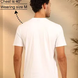 UNIQSOME Men Solid Round Neck Pure Cotton T-shirt image 3