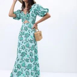 Tokyo Talkies Floral Print Maxi Dress-image-19