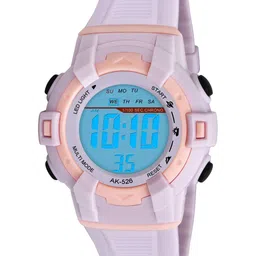 ON TIME OCTUS Unisex Kids Printed Dial & Straps Digital Watch DIGITAL-035 PURPLE image 3