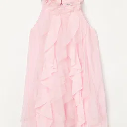 Fame Forever by Lifestyle Girls Halter Neck Ruffle A-Line Maxi Dress-image-95