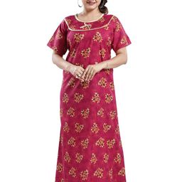 Inner Beats Women Pink Nightdress-picture-1