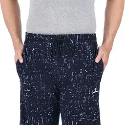 feel track Pack of 2 Solid, Printed Men Dark Grey, Dark Blue Regular Shorts image 5
