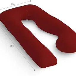 wild mint Polyester Fibre Pregnancy Pillow Pack of 1 Solid Premium series image 5