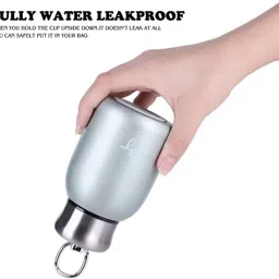 devcriation Vacuum Flask bottle 59 Double Wall Hot & Cold Insulated Bottle For Office 300 ml Water Bottle image 4