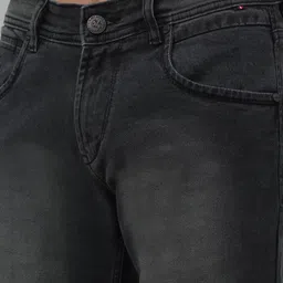 Cantabil Men Clean Look Heavy Fade Mid-Rise Cotton Stretchable Jeans image 2