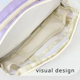 countrylink Multi-Compartment Design for Organized Storage Functional & Trendy Canvas Style Art Canvas Pencil Box image 5