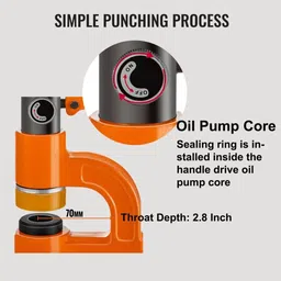 voltz SYD-25 (16/20/22/25/32) Hydraulic Knock Punches for Iron Plate(5 Pairs of Molds) SYD 25 Hydraulic Knockout punch image 3