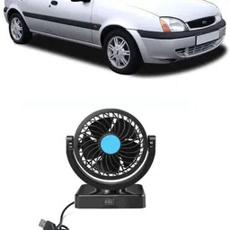forsons Portable Single Head Car Fan 5V USB 360 Degree Adjustable FAN-1033 Car Interior Fan image 1