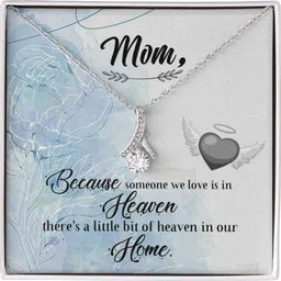 rakva Rhodium Zircon Silver Pendant Set-picture-13