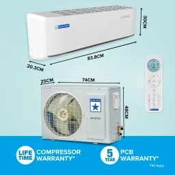Blue Star Z Series 5 in 1 Convertible 1 Ton 5 Star Inverter Split Smart AC with Wi-Fi Supported (2025 Model, Copper Condenser, ID512ZNURS) image 5