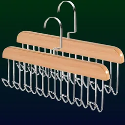 8-Hook Wood Rack – Beanie Tote & Apparel Wooden Shirt Pack of 2 Hangers For Shirt-image-70