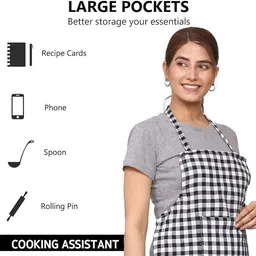 spatlus Polyester Chef's Apron - Free Size image 3