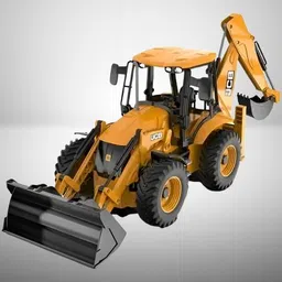 sbe NEW 2 IN 1 Unbreakable Pull Back JCB Construction Loader Truck Vehicle Toy-picture-36