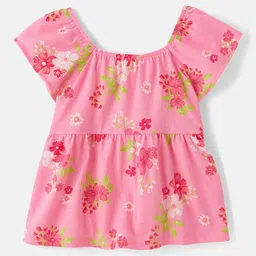 THE CHILDREN'S PLACE Floral Print Tie-Ups Back Top-picture-23