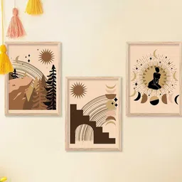 walllane Modern Wall Art With Frame Home Decor Wall Painting For Living Room Office Bedroom-picture-30