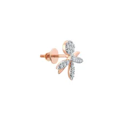 GIVA 18K Rose Gold Shine On Diamond Earrings-2.23gm image 4