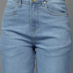 Style Quotient Women Flared High-Rise Low Distress Stretchable Jeans image 5