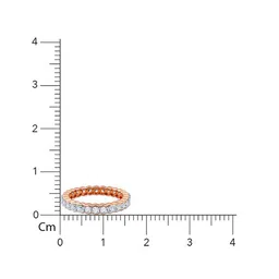 GIVA 14K Rose Gold Diamond Ring image 4