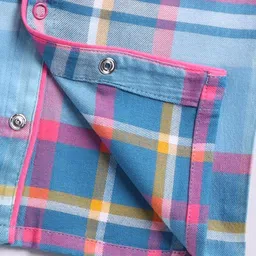 Clt.s Unisex Kids Checked Night suit image 2