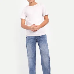 PUPPET-NX Boys Regular Fit Mid-Rise Light Fade Jeans-picture-42