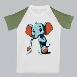 BAESD Kids Printed Applique T-shirt-picture-21