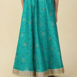 Fabindia Girls Embellished Sequinned Ready to Wear Lehenga & Blouse With Dupatta image 2